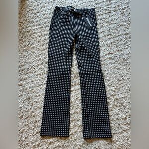 Betabrand pants, size small, black/gray checkered (new with tags)